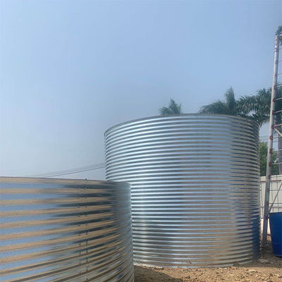 qualidade  RAS Cultivating Lvju Hot Dipped Galvanized Stock Tank Corrugated Steel Water Tank Bowl fábrica